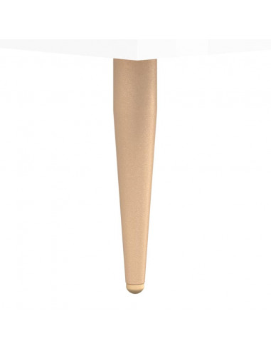 Mobile Porta TV Bianco Lucido 102x36x50 cm in Legno Multistrato