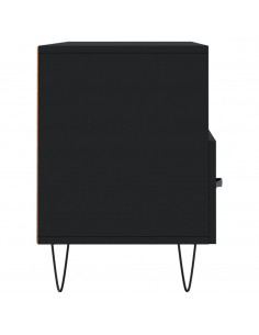 Mobile Porta TV Nero 102x36x50 cm in Legno Multistrato 2