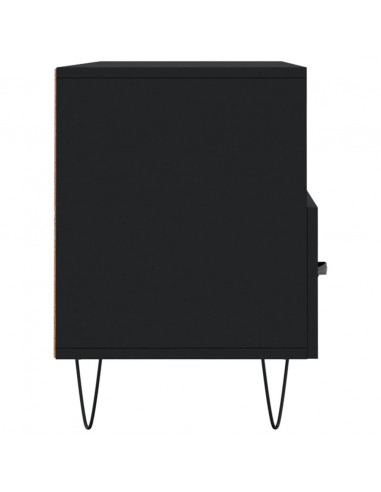 Mobile Porta TV Nero 102x36x50 cm in Legno Multistrato