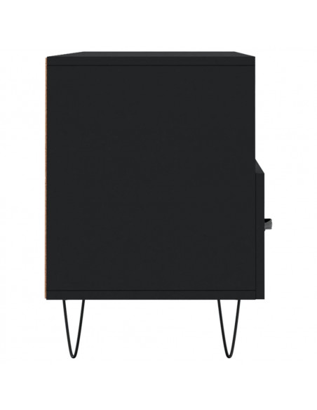 Mobile Porta TV Nero 102x36x50 cm in Legno Multistrato