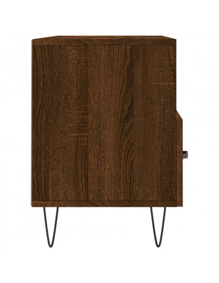 Mobile TV Rovere Marrone 102x36x50 cm in Legno Multistrato