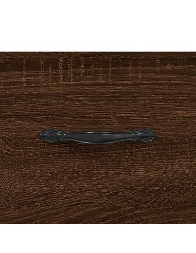 Mobile TV Rovere Marrone 102x36x50 cm in Legno Multistrato