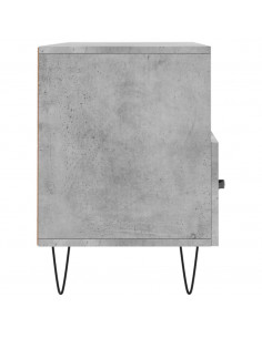 Mobile Porta TV Grigio Cemento 102x36x50 cm Legno Multistrato 2