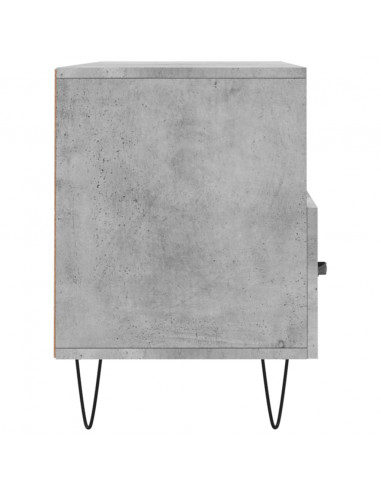 Mobile Porta TV Grigio Cemento 102x36x50 cm Legno Multistrato