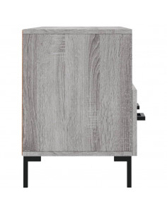 Mobile TV Grigio Sonoma 102x36x50 cm in Legno Multistrato 2