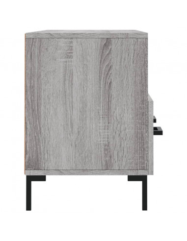 Mobile TV Grigio Sonoma 102x36x50 cm in Legno Multistrato