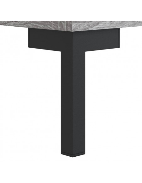 Mobile TV Grigio Sonoma 102x36x50 cm in Legno Multistrato