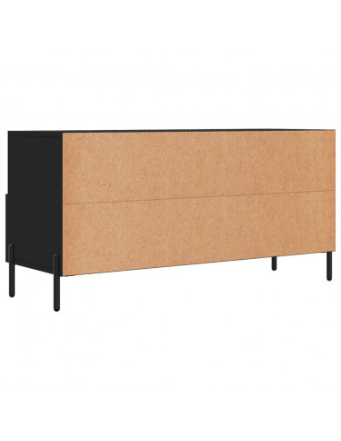 Mobile Porta TV Nero 102x36x50 cm in Legno Multistrato