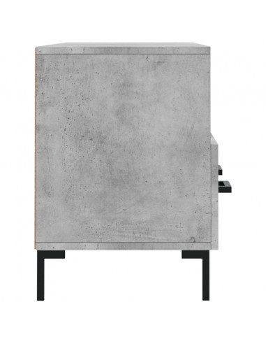 Mobile Porta TV Grigio Cemento 102x36x50 cm Legno Multistrato