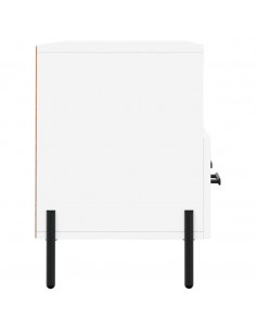 Mobile Porta TV Bianco 102x36x50 cm in Legno Multistrato 2
