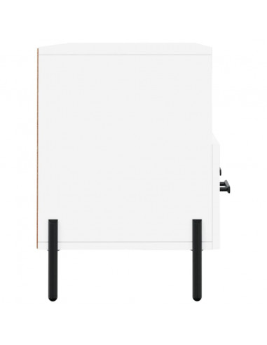 Mobile Porta TV Bianco 102x36x50 cm in Legno Multistrato