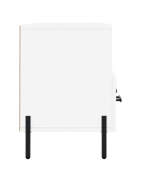 Mobile Porta TV Bianco 102x36x50 cm in Legno Multistrato