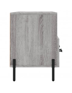 Mobile TV Grigio Sonoma 102x36x50 cm in Legno Multistrato 2