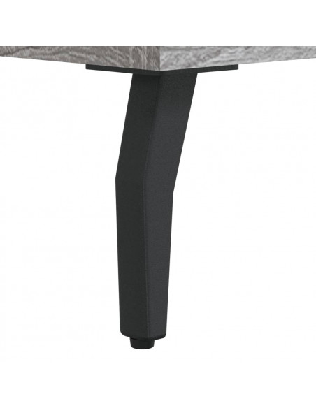 Mobile TV Grigio Sonoma 102x36x50 cm in Legno Multistrato