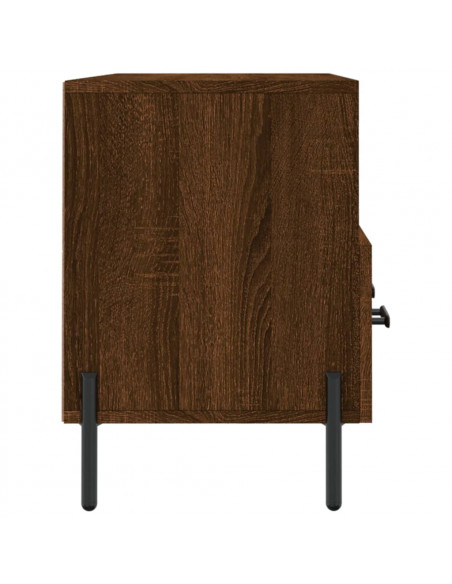 Mobile TV Rovere Marrone 102x36x50 cm in Legno Multistrato