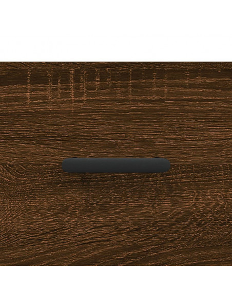 Mobile TV Rovere Marrone 102x36x50 cm in Legno Multistrato