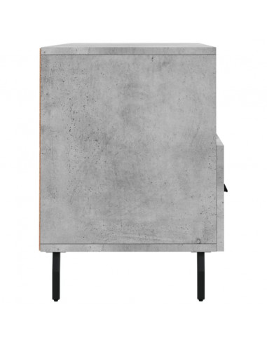 Mobile Porta TV Grigio Cemento 102x36x50 cm Legno Multistrato