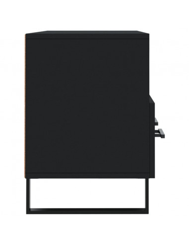 Mobile Porta TV Nero 102x36x50 cm in Legno Multistrato