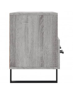 Mobile TV Grigio Sonoma 102x36x50 cm in Legno Multistrato 2