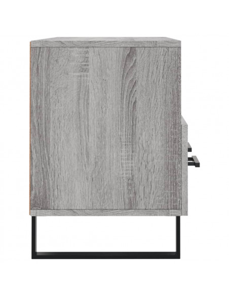 Mobile TV Grigio Sonoma 102x36x50 cm in Legno Multistrato