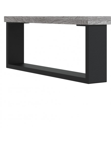 Mobile TV Grigio Sonoma 102x36x50 cm in Legno Multistrato