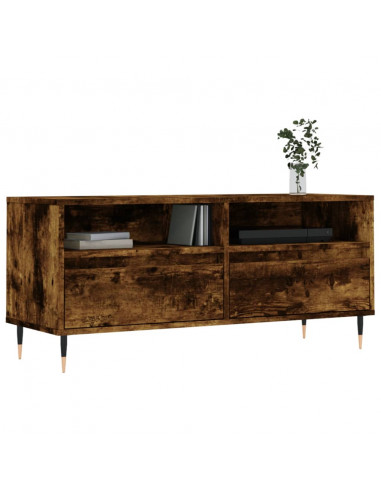 Mobile TV Rovere Fumo 100x34,5x44,5 cm in Legno Multistrato