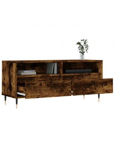 Mobile TV Rovere Fumo 100x34,5x44,5 cm in Legno Multistrato