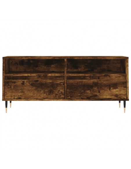 Mobile TV Rovere Fumo 100x34,5x44,5 cm in Legno Multistrato