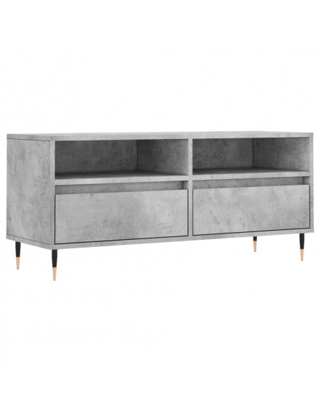 Mobile per TV Grigio Cemento 100x34,5x44,5 cm Legno Multistrato