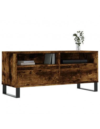 Mobile TV Rovere Fumo 100x34,5x44,5 cm in Legno Multistrato