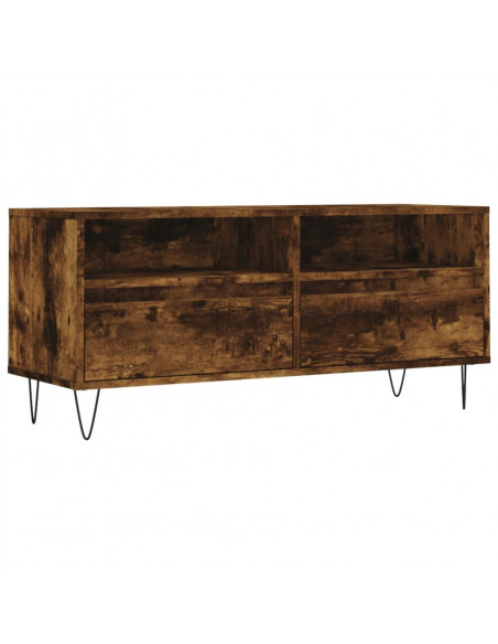 Mobile TV Rovere Fumo 100x34,5x44,5 cm in Legno Multistrato