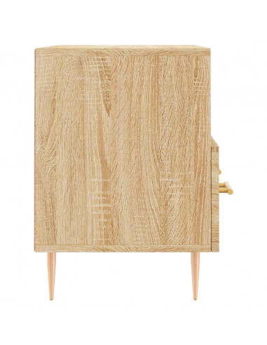 Mobile per TV Rovere Sonoma 80x36x50 cm Legno Multistrato