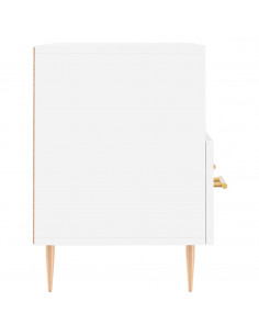 Mobile Porta TV Bianco 80x36x50 cm in Legno Multistrato 2