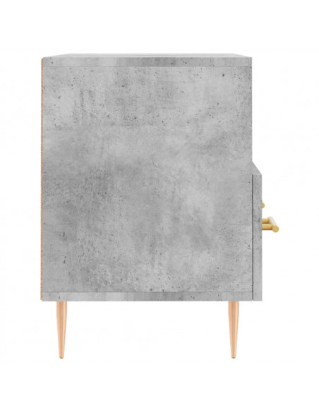 Mobile per TV Grigio Cemento 80x36x50 cm Legno Multistrato