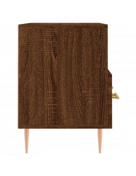 Mobile Porta TV Rovere Marrone 80x36x50 cm in Legno Multistrato
