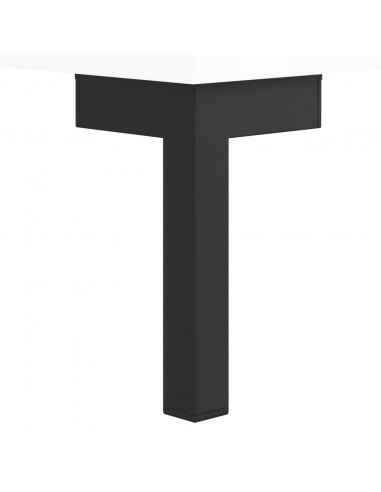 Mobile Porta TV Bianco Lucido 80x36x50 cm in Legno Multistrato