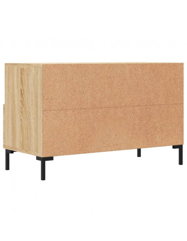 Mobile per TV Rovere Sonoma 80x36x50 cm Legno Multistrato