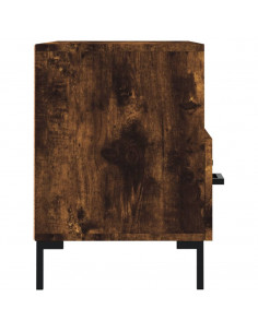 Mobile Porta TV Rovere Fumo 80x36x50 cm in Legno Multistrato 2