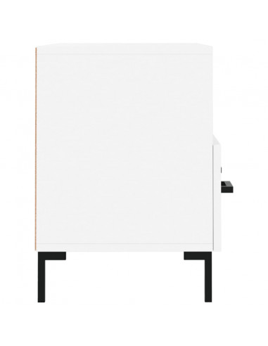 Mobile Porta TV Bianco 80x36x50 cm in Legno Multistrato