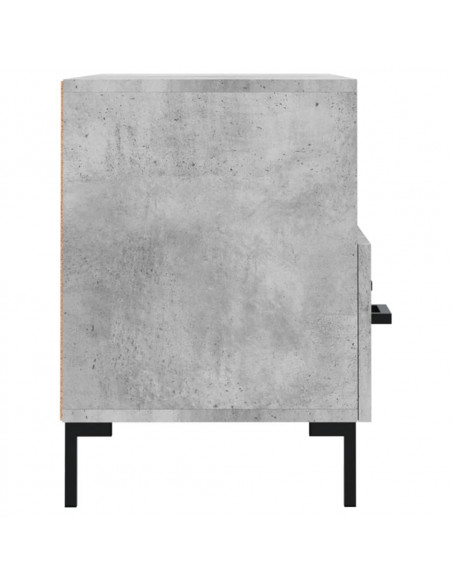 Mobile per TV Grigio Cemento 80x36x50 cm Legno Multistrato