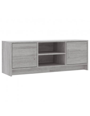 Mobile Porta TV Grigio Sonoma 102x30x37,5 cm Legno Multistrato