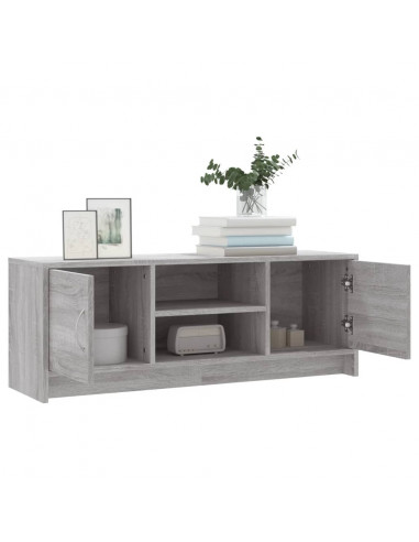 Mobile Porta TV Grigio Sonoma 102x30x37,5 cm Legno Multistrato