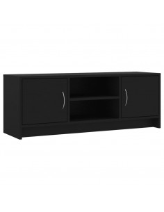 Mobile Porta TV Nero 102x30x37,5 cm in Legno Multistrato 2