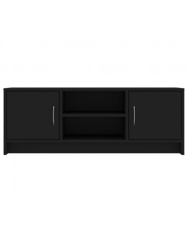 Mobile Porta TV Nero 102x30x37,5 cm in Legno Multistrato