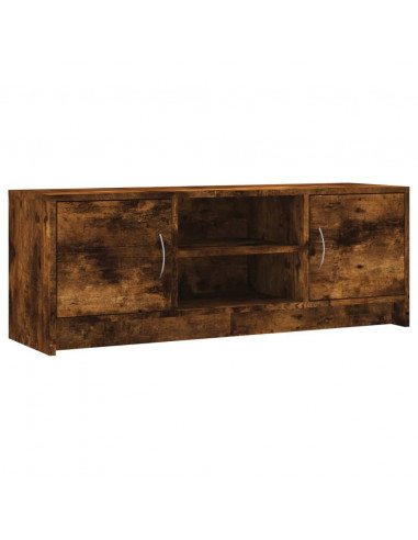 Mobile TV Rovere Fumo 102x30x37,5 cm in Legno Multistrato