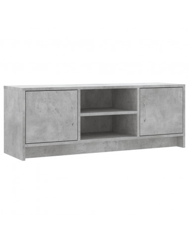Mobile Porta TV Grigio Cemento 102x30x37,5 cm Legno Multistrato