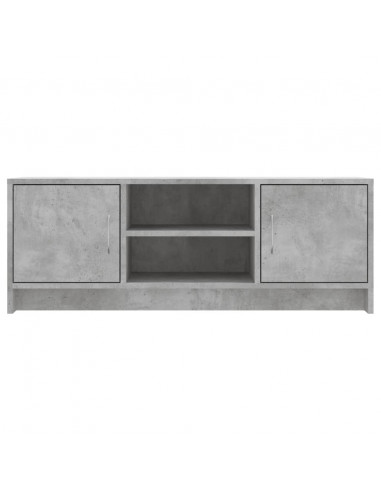 Mobile Porta TV Grigio Cemento 102x30x37,5 cm Legno Multistrato