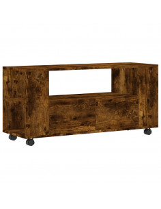 Mobile TV Rovere Fumo 102x34,5x43 cm in Legno Multistrato 2