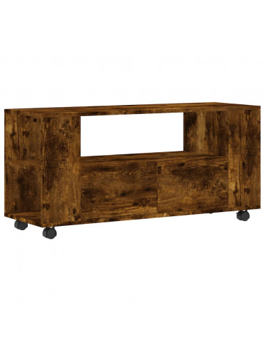 Mobile TV Rovere Fumo 102x34,5x43 cm in Legno Multistrato