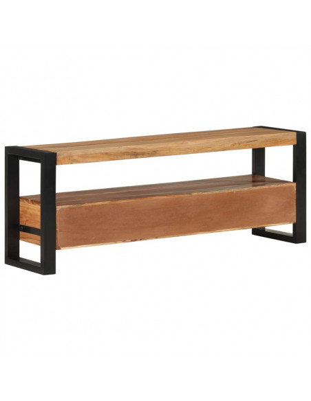 Mobile Porta TV 120x30x45 cm in Legno Massello di Acacia